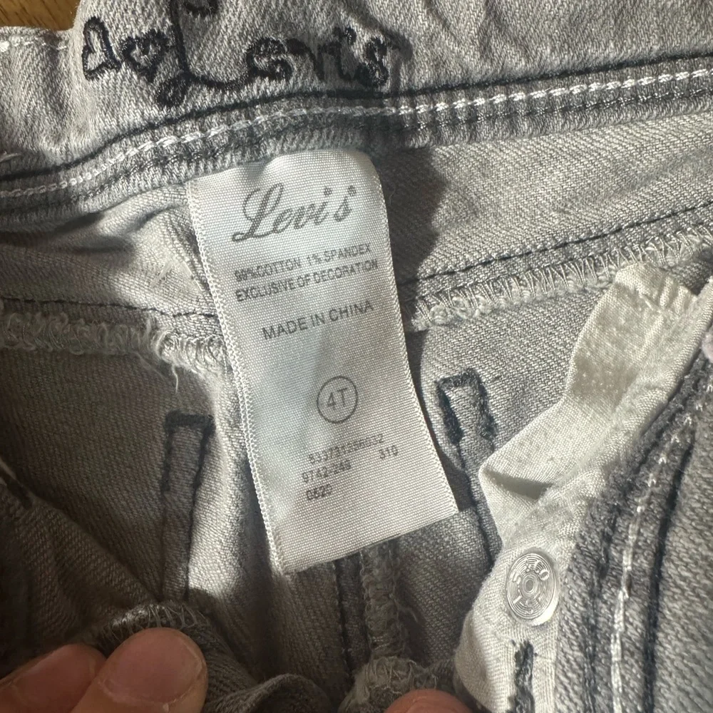Little Girls Size 4T‎ Blue Denim Jeans/ Pants Lot